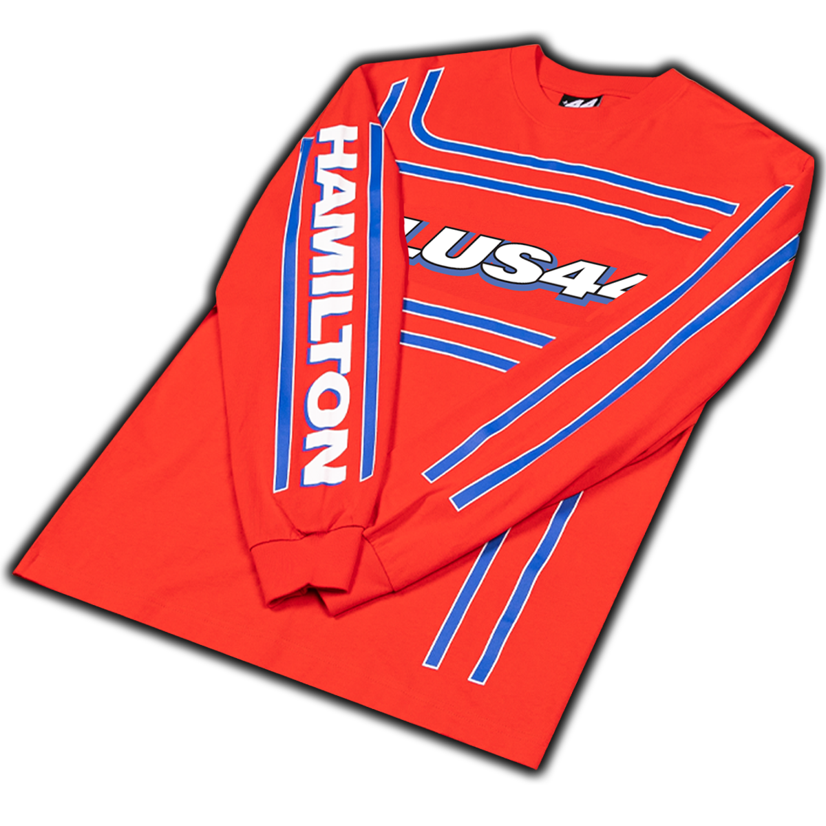 Camiseta de manga larga de carreras vintage PLUS44