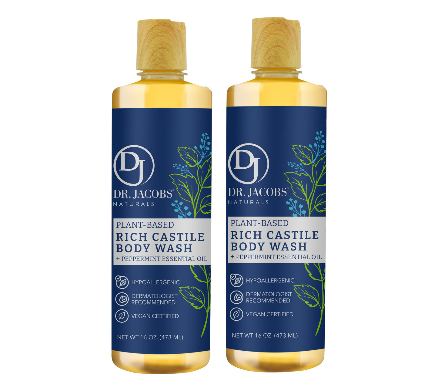 Gel de baño de Castilla con menta (All American)