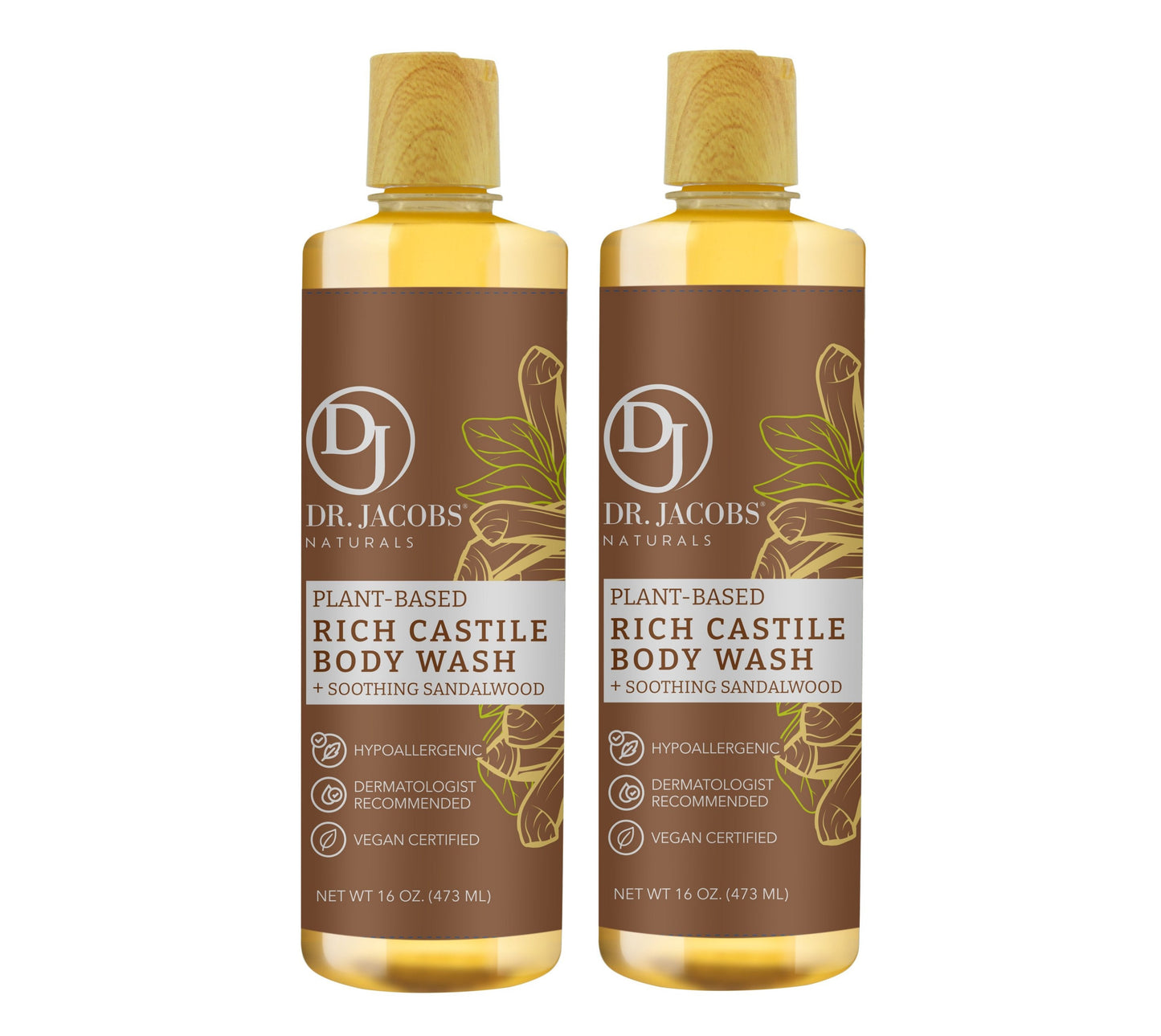 Gel de baño de Castilla y sándalo (All American)