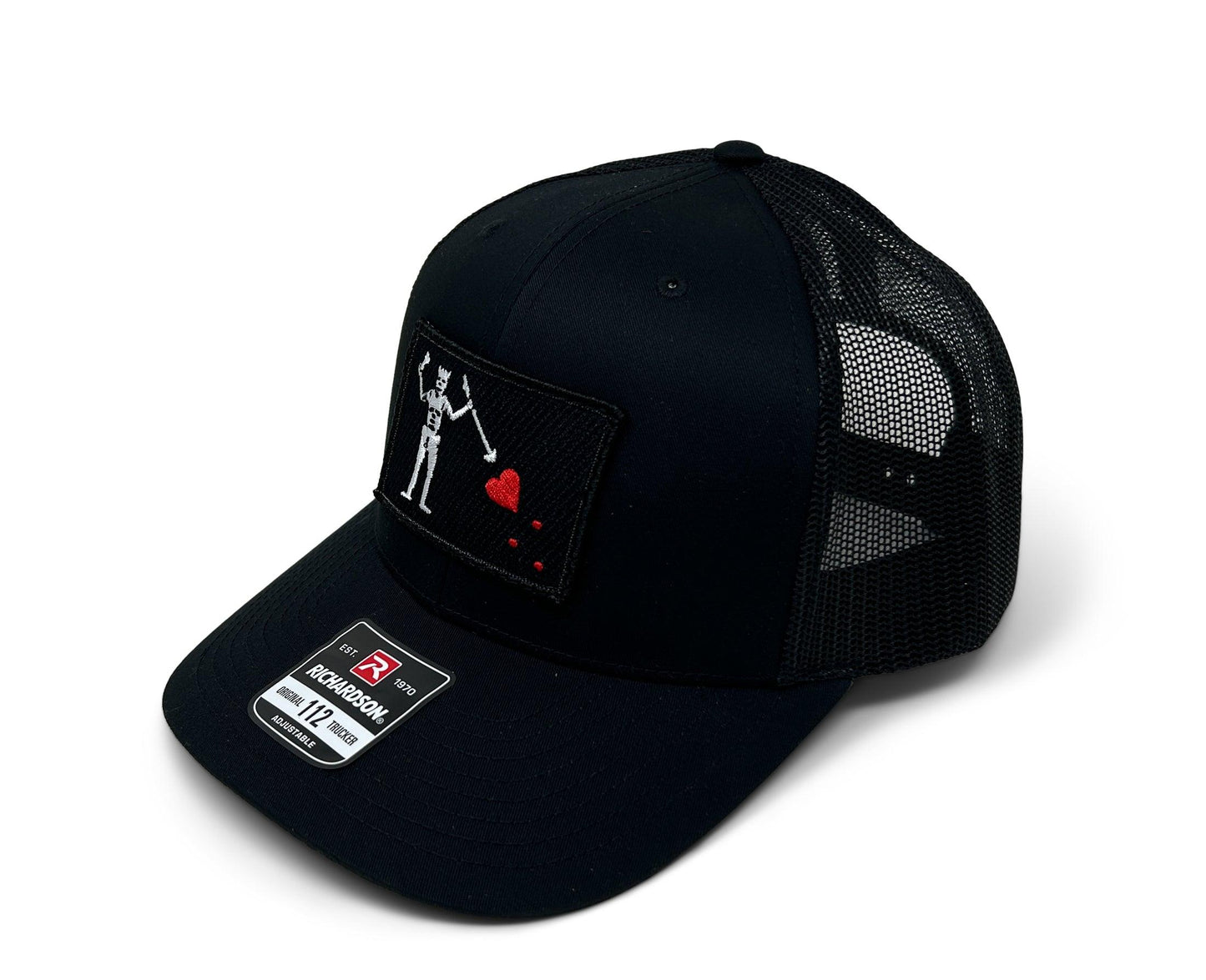 Blackbeards Flag Hat | Richardson 112 | Black
