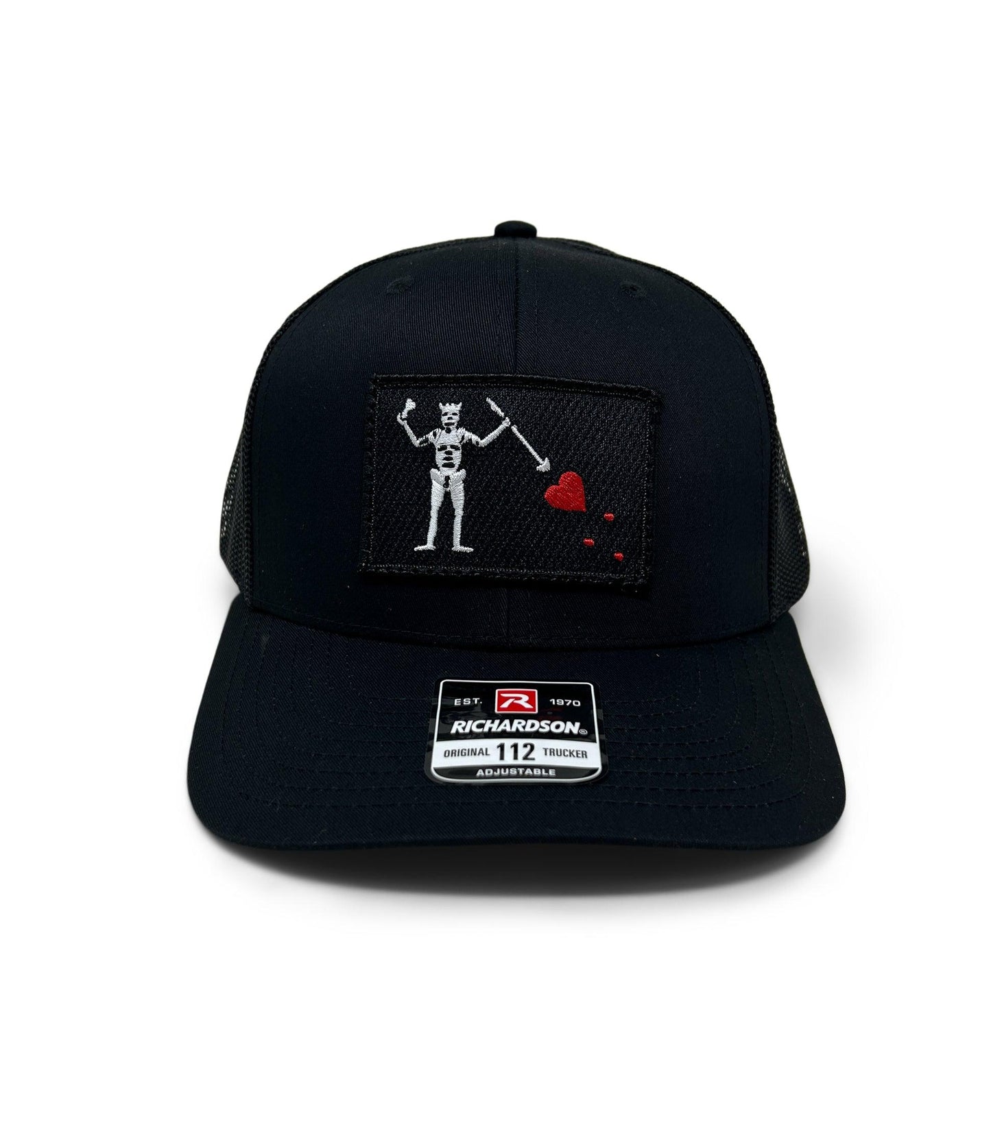 Blackbeards Flag Hat | Richardson 112 | Black