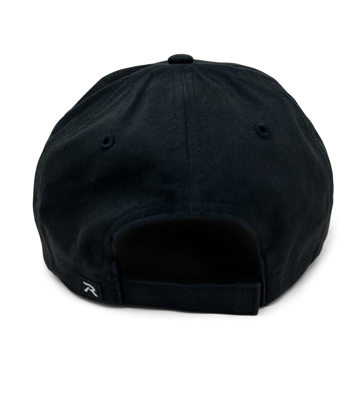 Apache Skull Patch Hat | Richardson Cap | Solid Black