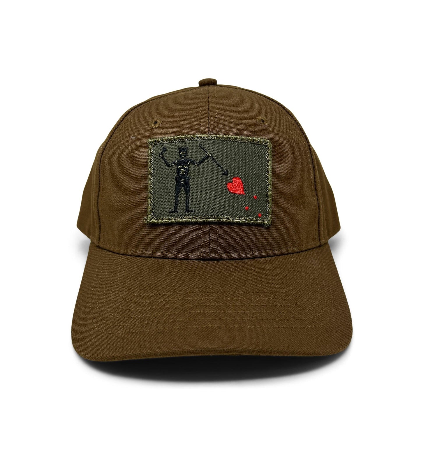 Blackbeards Flag Patch Hat | OD Green | Buck Canvas