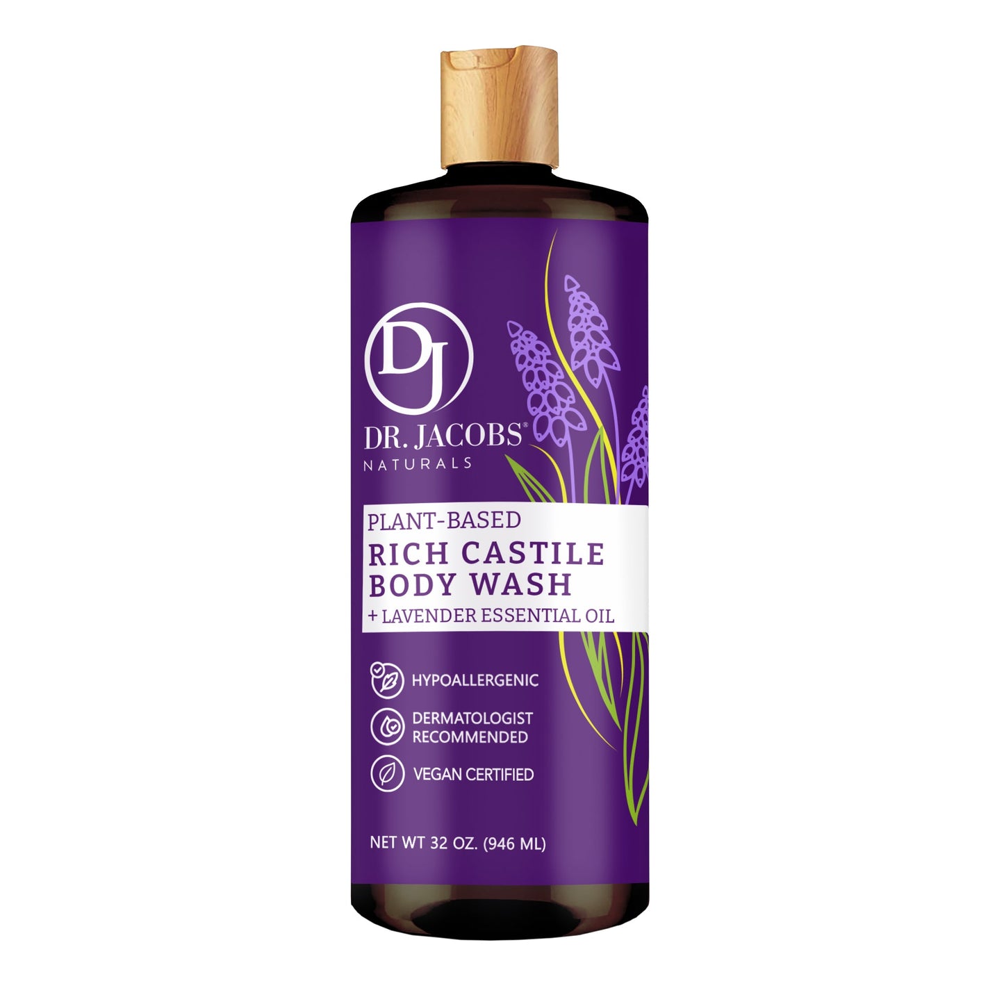 Gel de baño de Castilla y lavanda (All American)