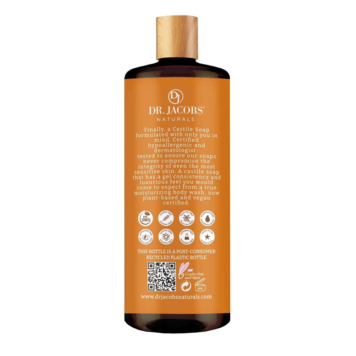 Gel de baño de Castilla con naranja y jengibre (All American)