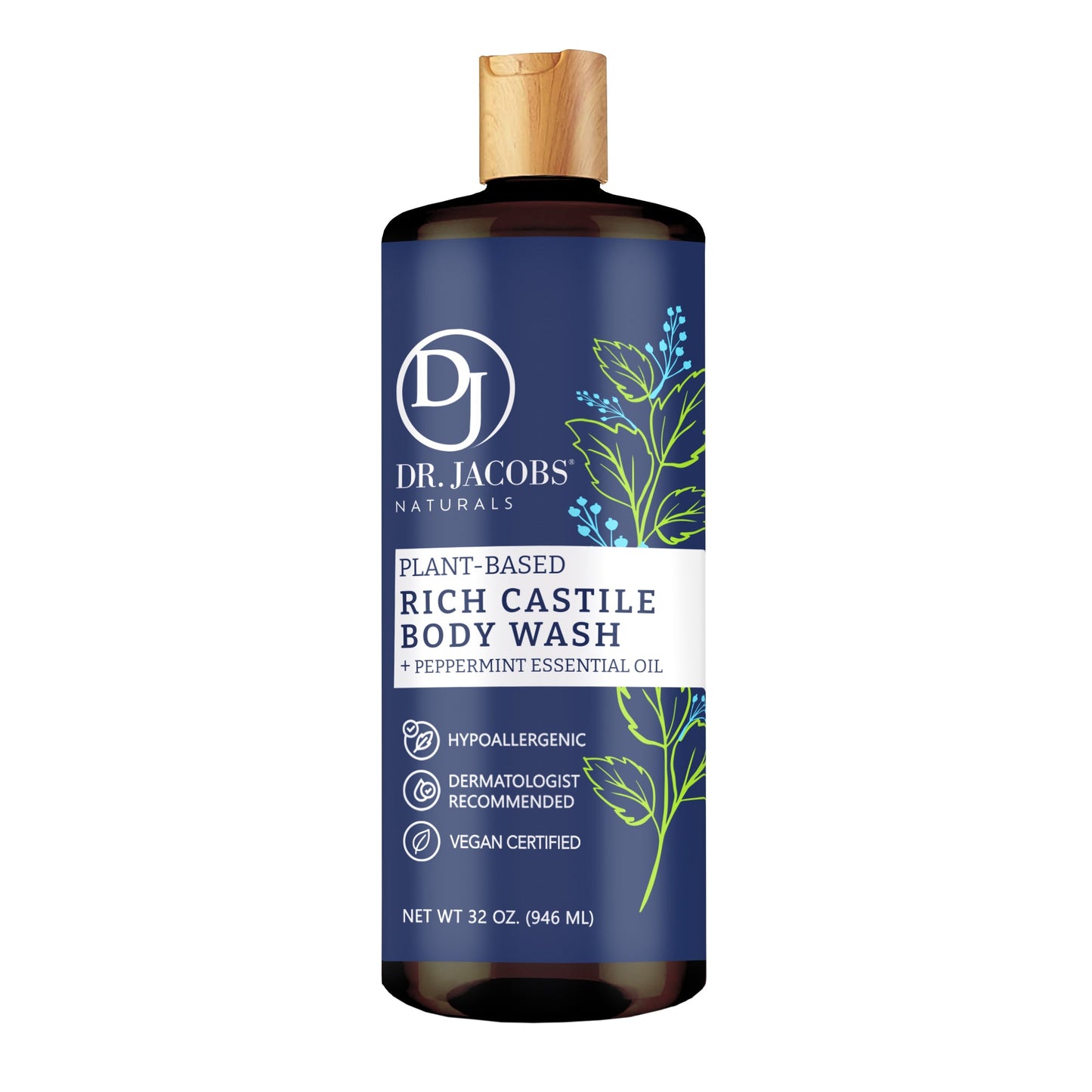 Gel de baño de Castilla con menta (All American)