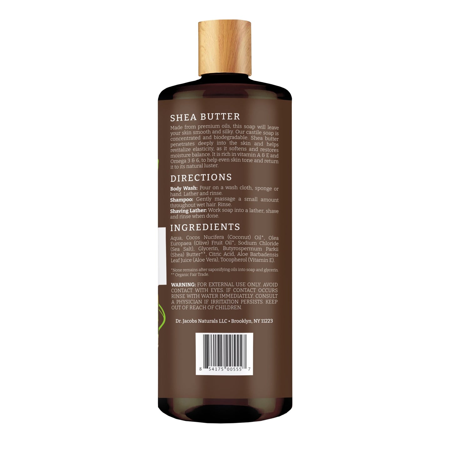 Gel de baño de Castilla con manteca de karité (All American)