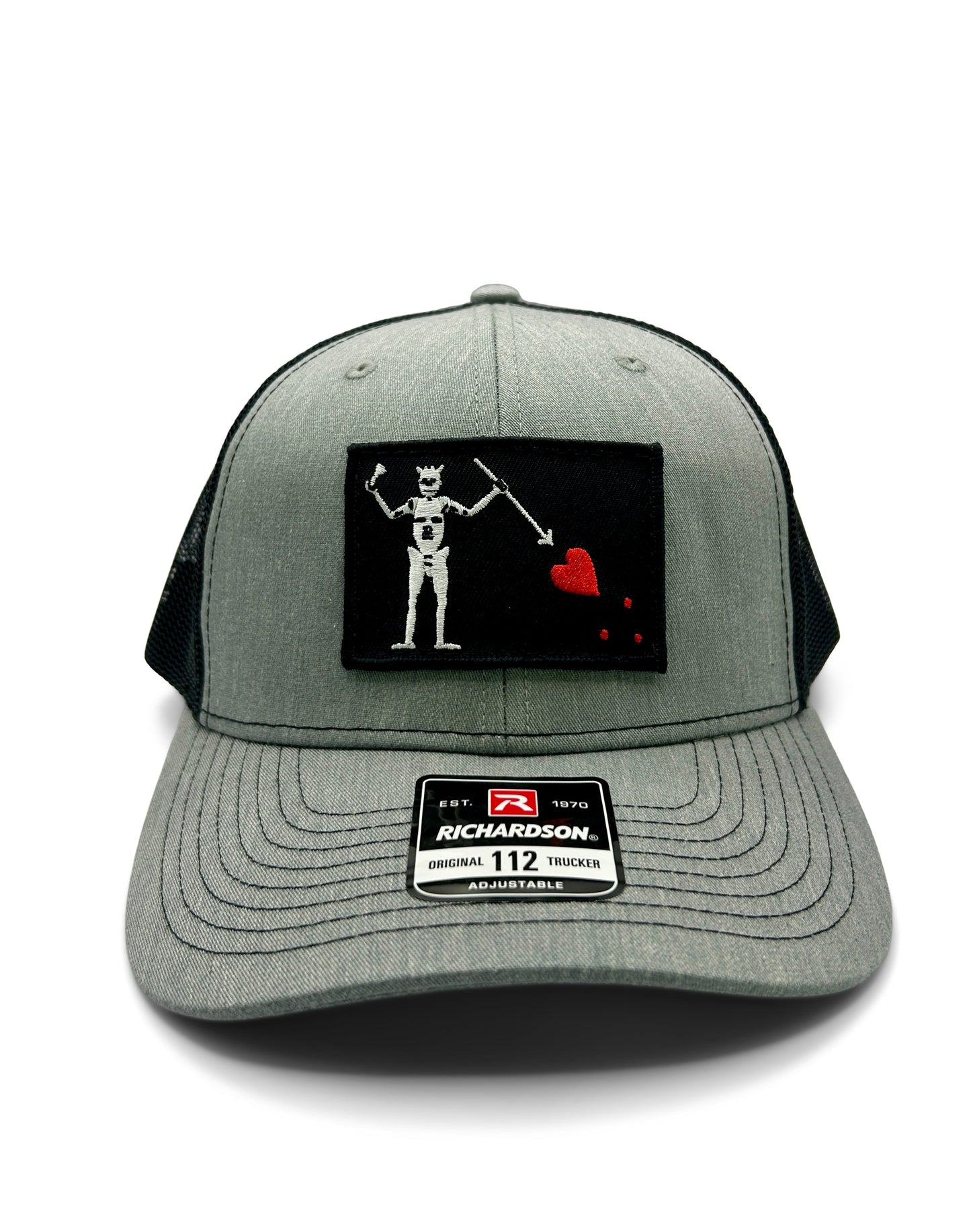Blackbeards Flag Hat | Richardson 112 | Heather Black