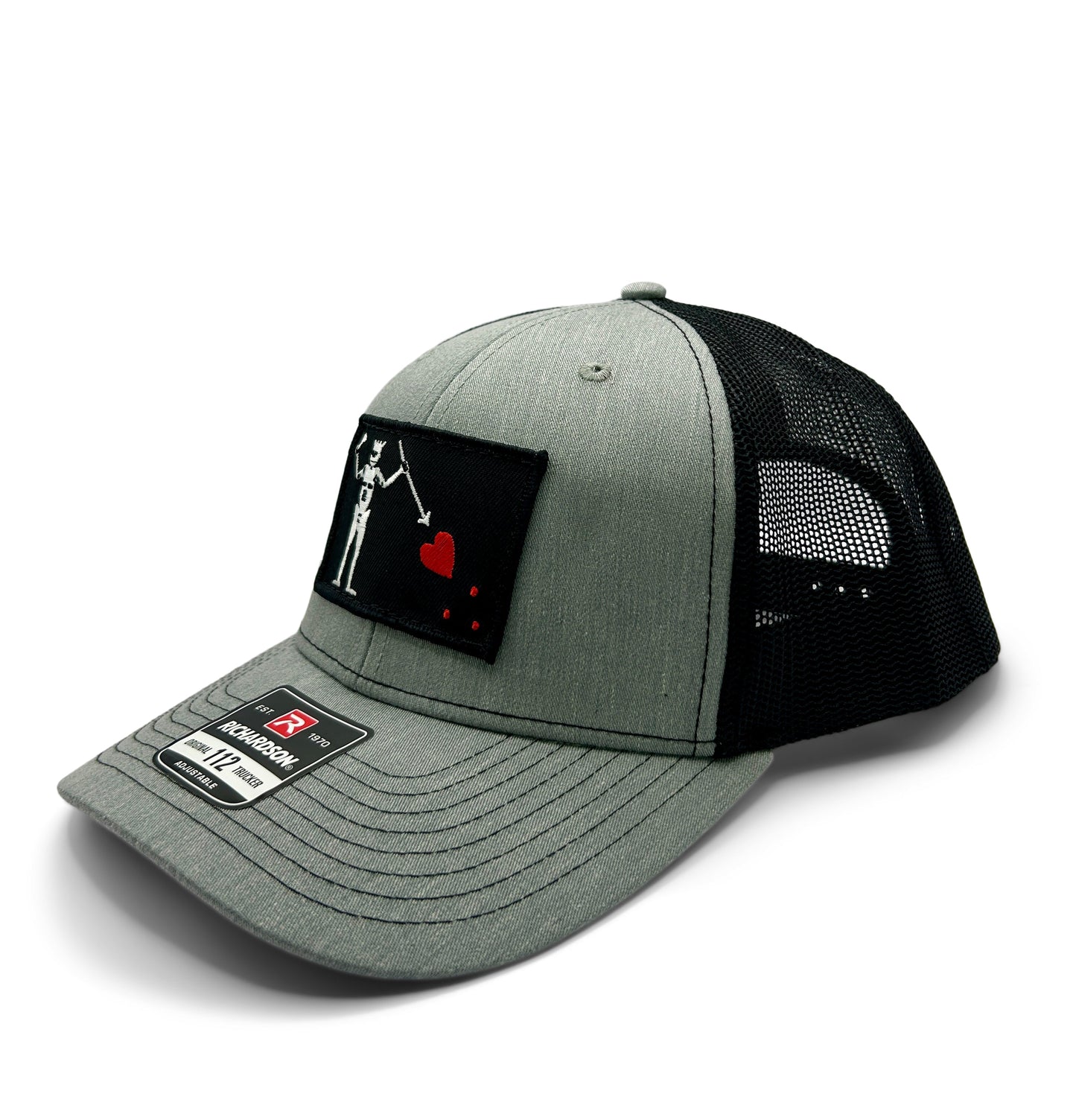 Blackbeards Flag Hat | Richardson 112 | Heather Black