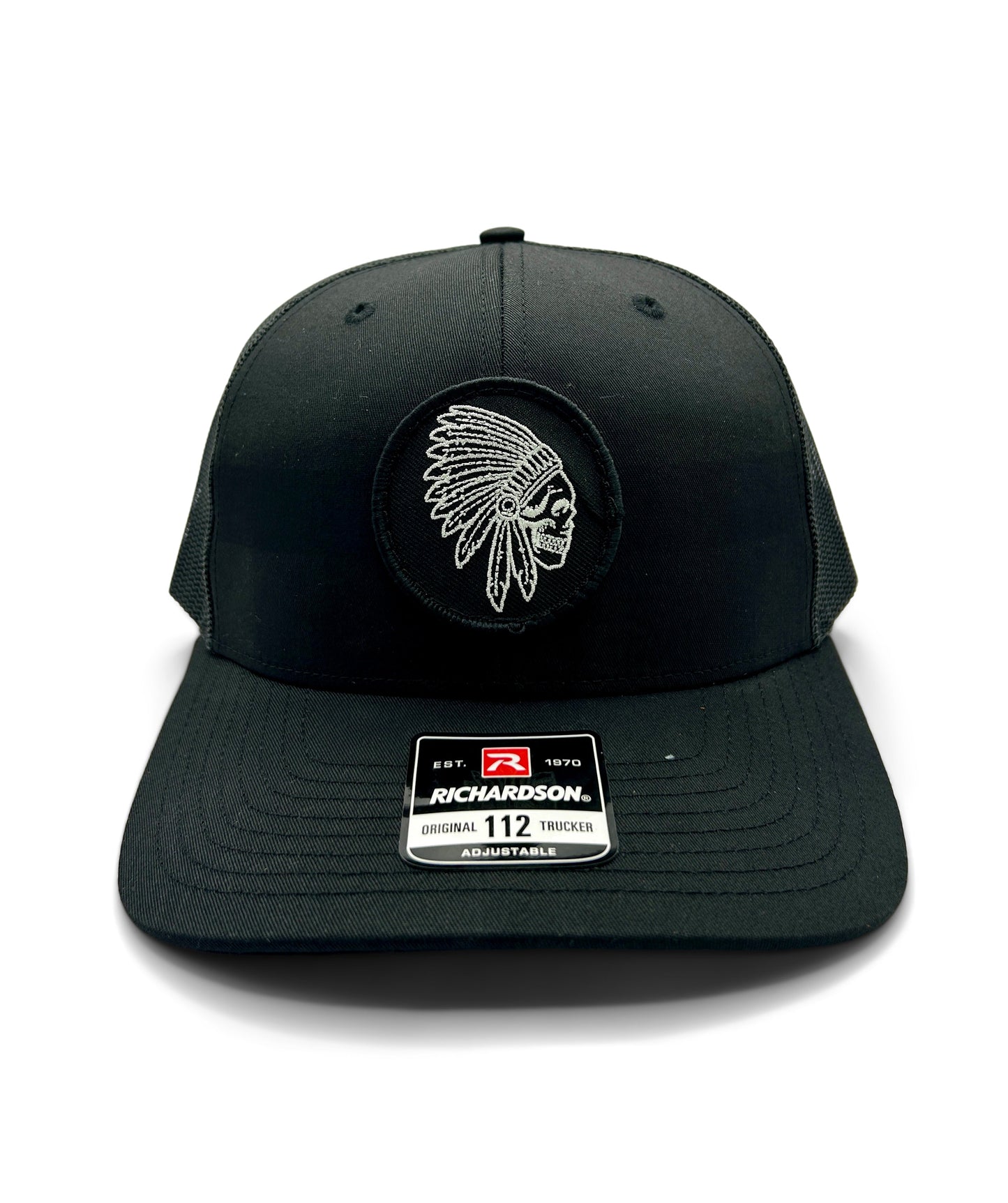 Apache Skull Patch Hat | Richardson 112 | Black