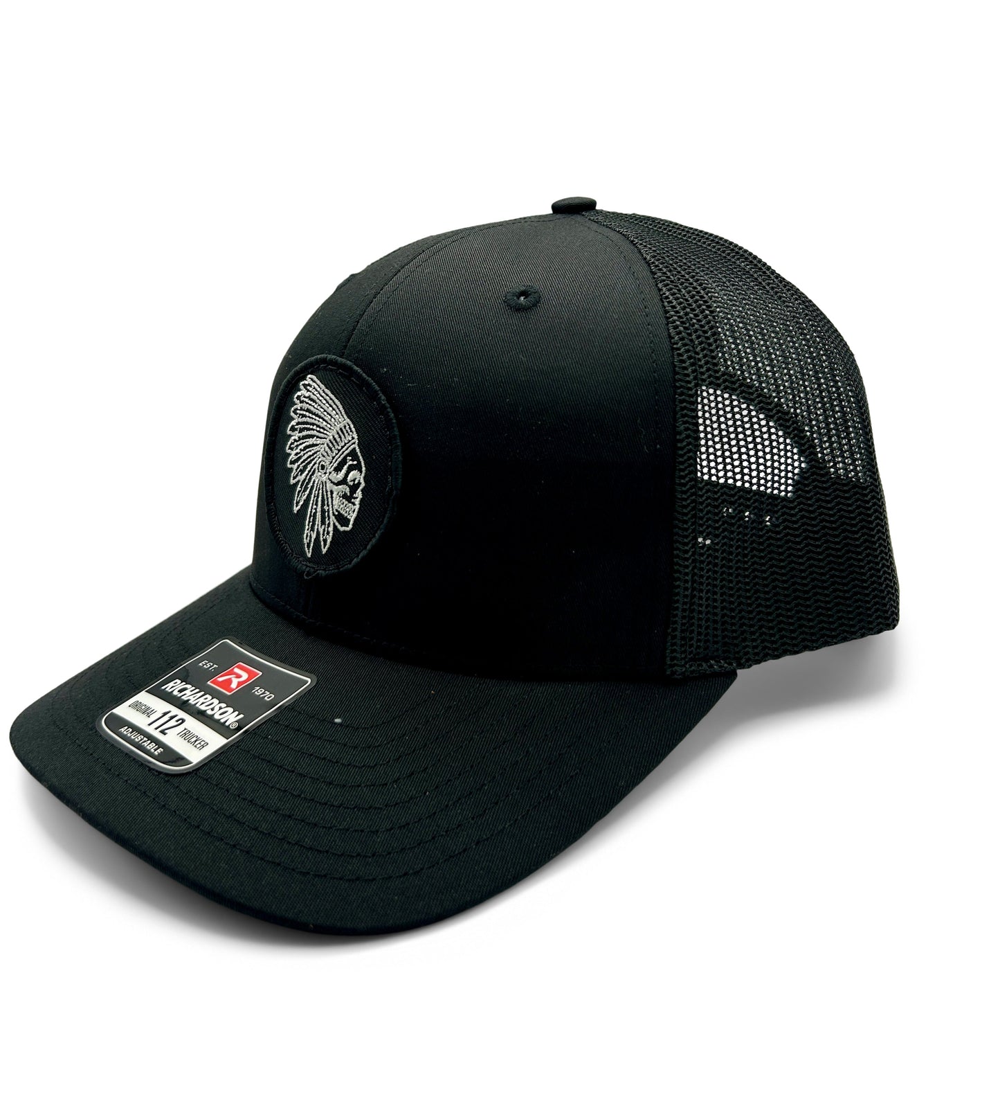 Apache Skull Patch Hat | Richardson 112 | Black