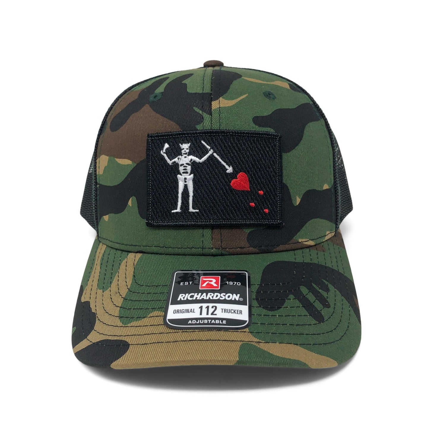 Blackbeards Flag Hat | Richardson 112 Camo