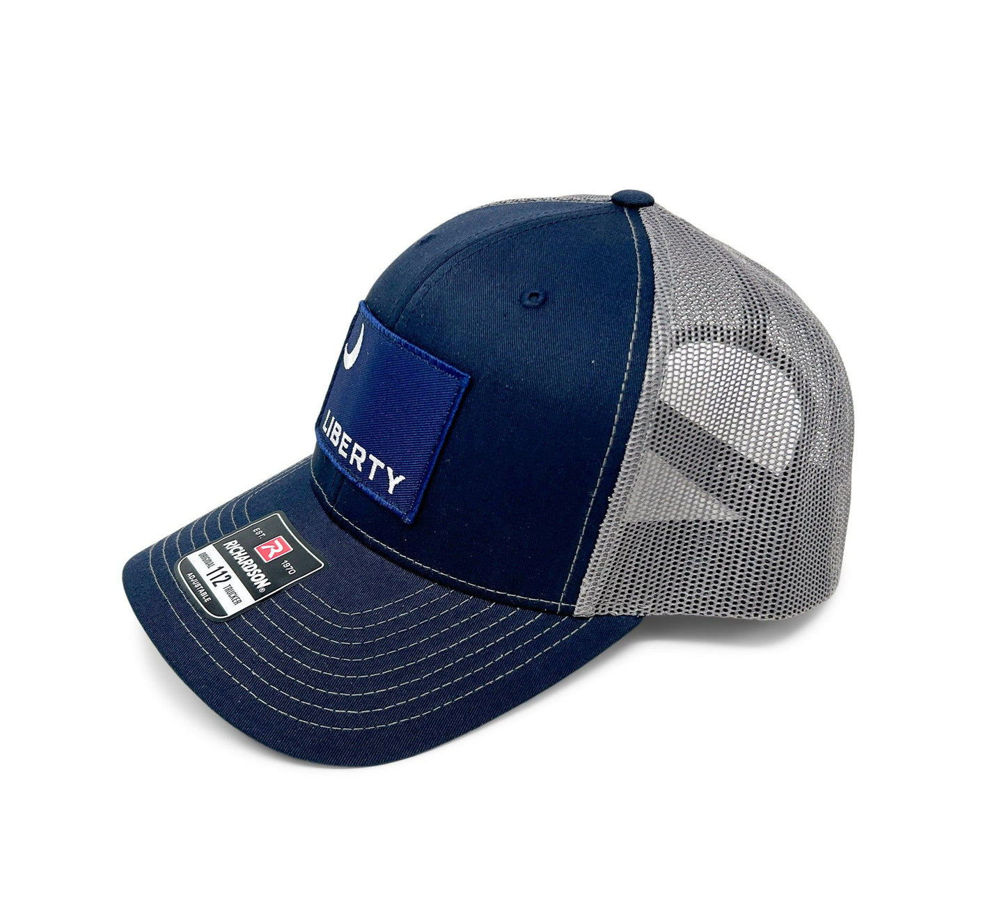 Moultrie Flag Patch Hat | Richardson 112 | Navy Grey