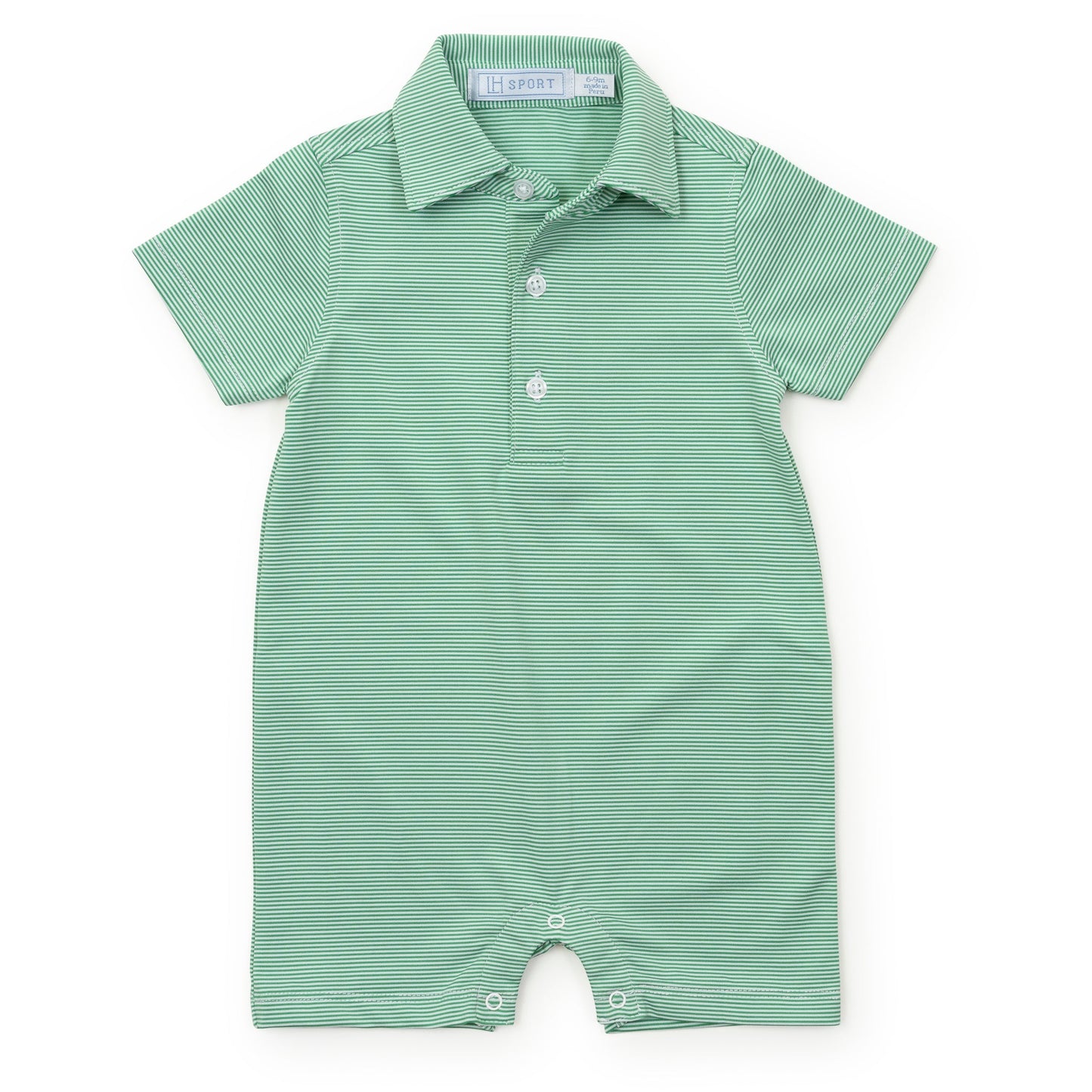 Pantalón corto deportivo Austin para niño de LH Sport - Rayas verdes