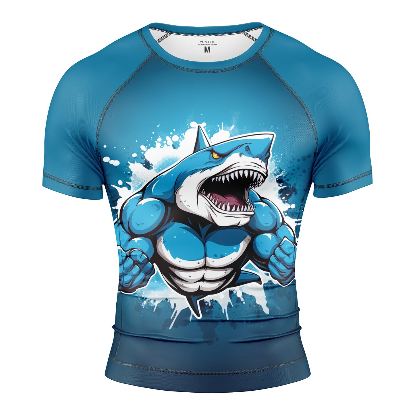 RASH GUARD DE MANGA CORTA SHARK BEAST