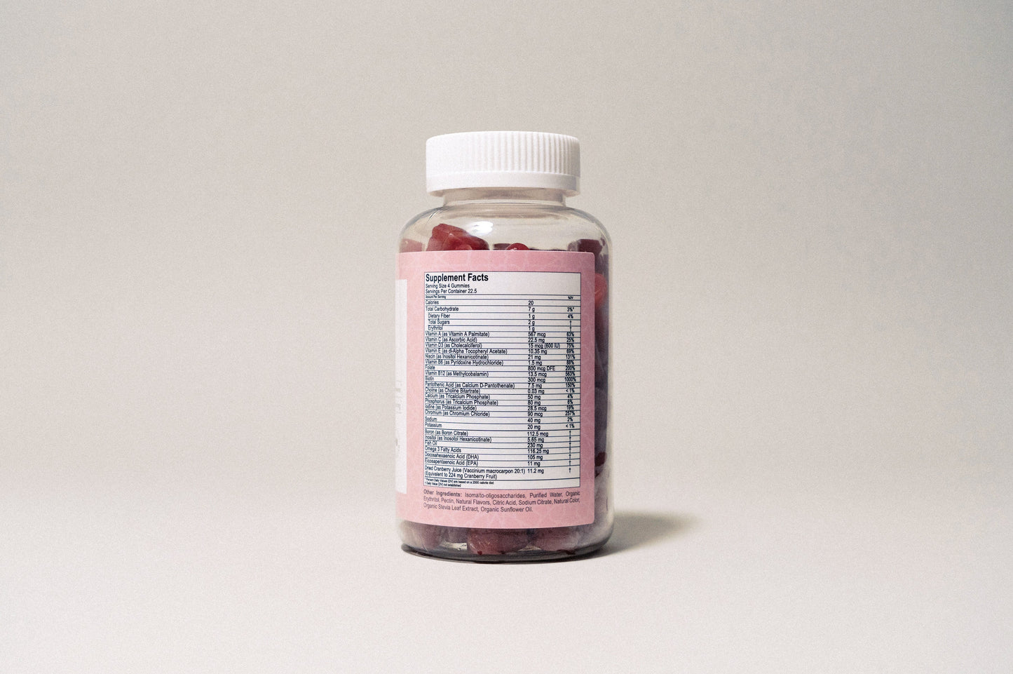 Vitaminas prenatales halal - Multivitaminas gomosas con folato y DHA - 90 unidades | Nutrición Salaam