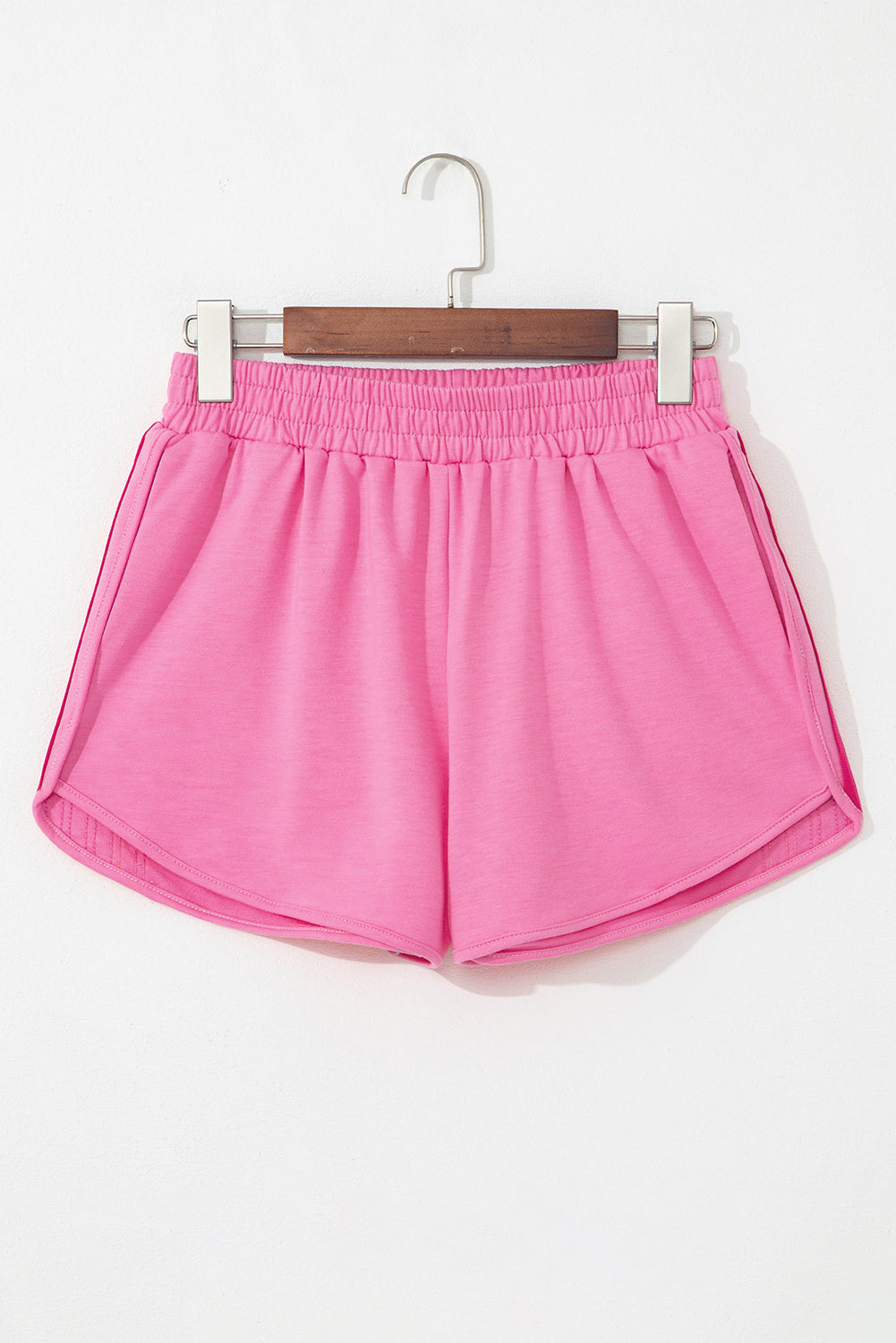 Pantalones cortos con cintura elástica y rayas en bloques de color