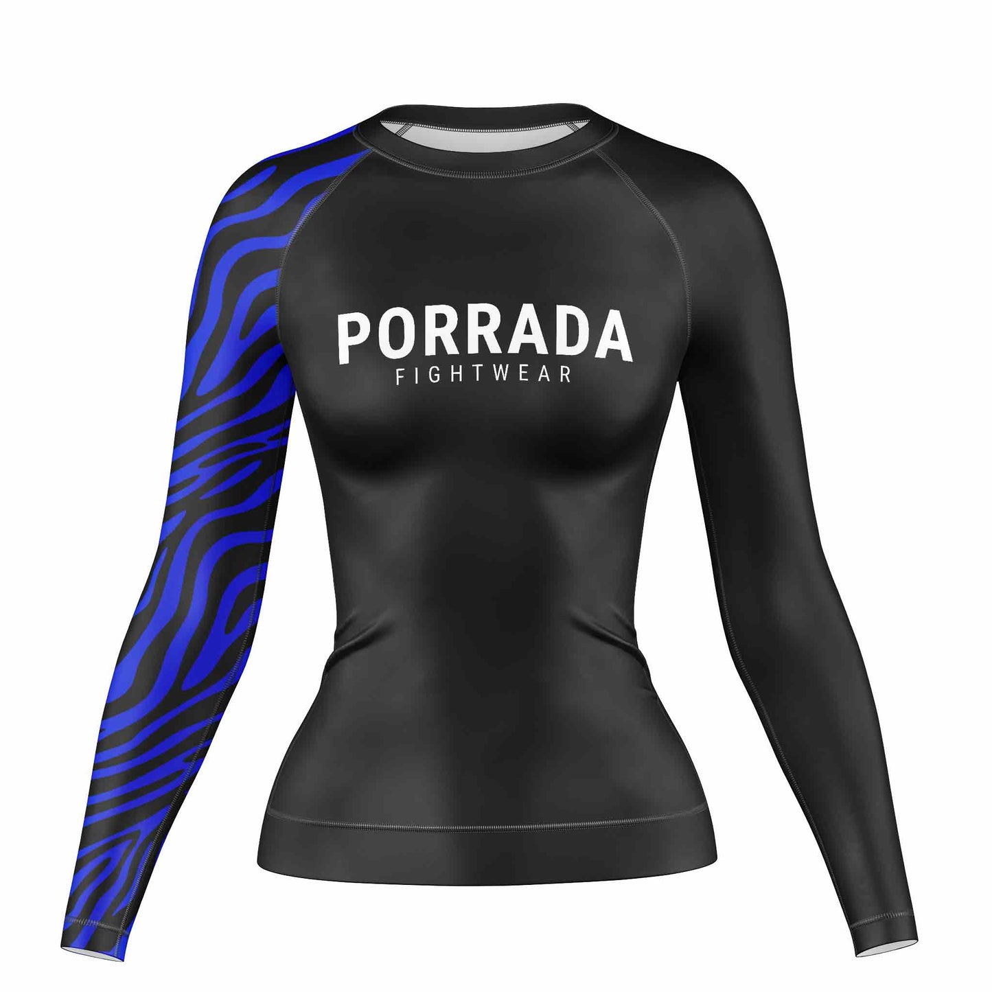 RASH GUARD PARA MUJERES CON CLASIFICACIÓN AZUL DE LA IBJJF