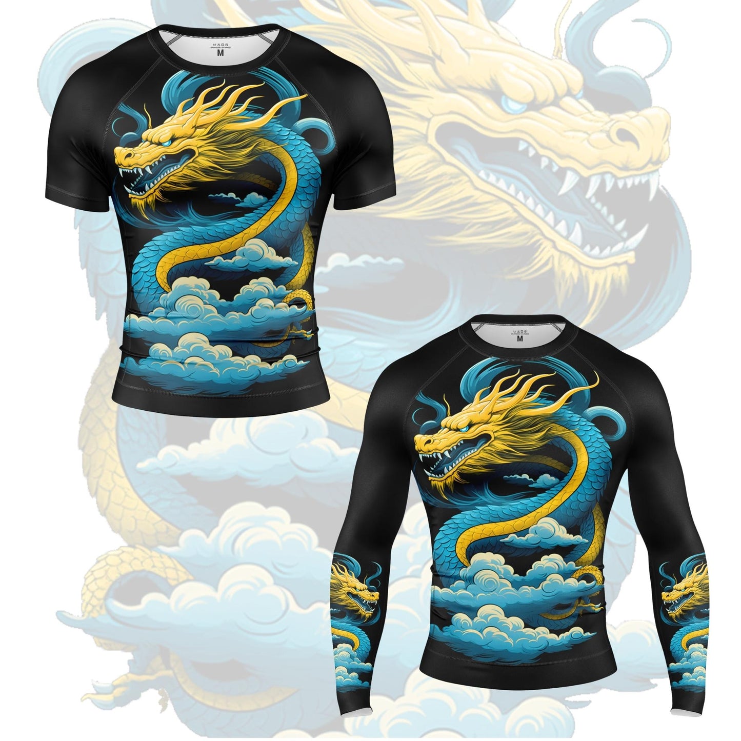 RASH GUARD DE DRAGÓN AZUL