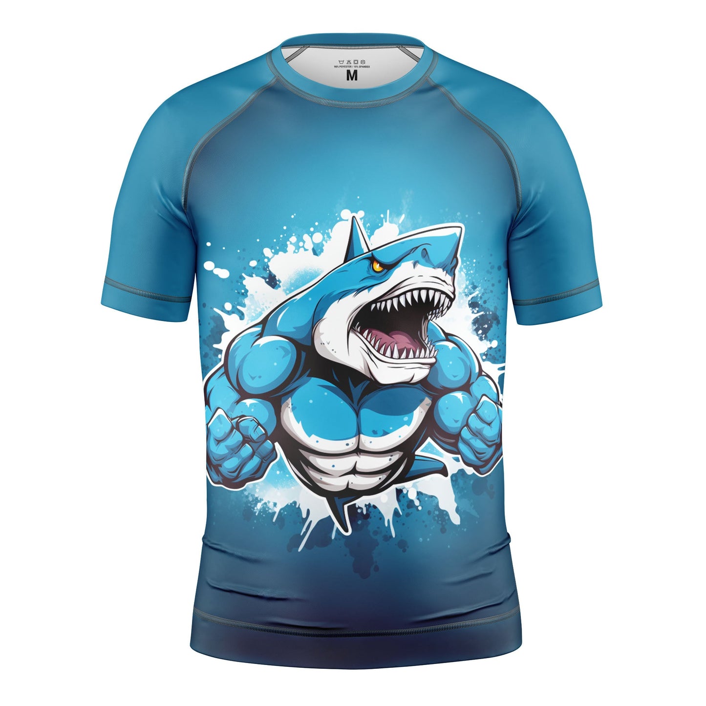 RASH GUARD DE MANGA CORTA SHARK BEAST PARA NIÑOS