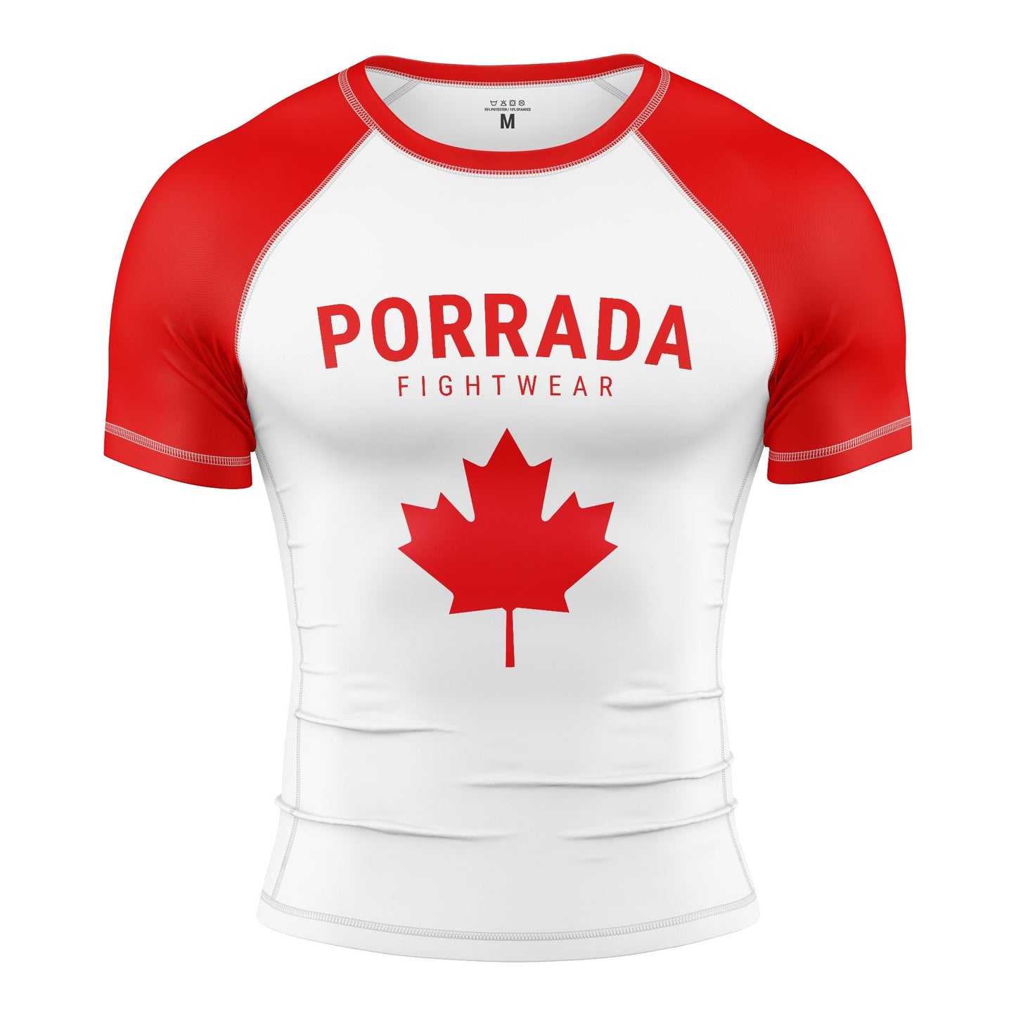 MALLA DE MANGA CORTA CON BANDERA DE CANADÁ