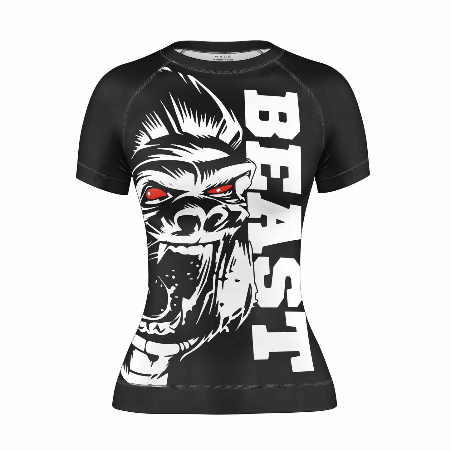 GORILLA BEAST - MALLA DE BAÑO DE MANGA CORTA PARA MUJER