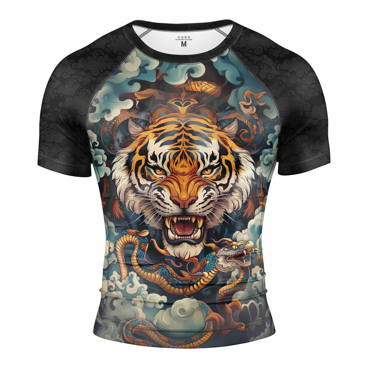RASH GUARD DE MANGA CORTA TIGER SPIRIT