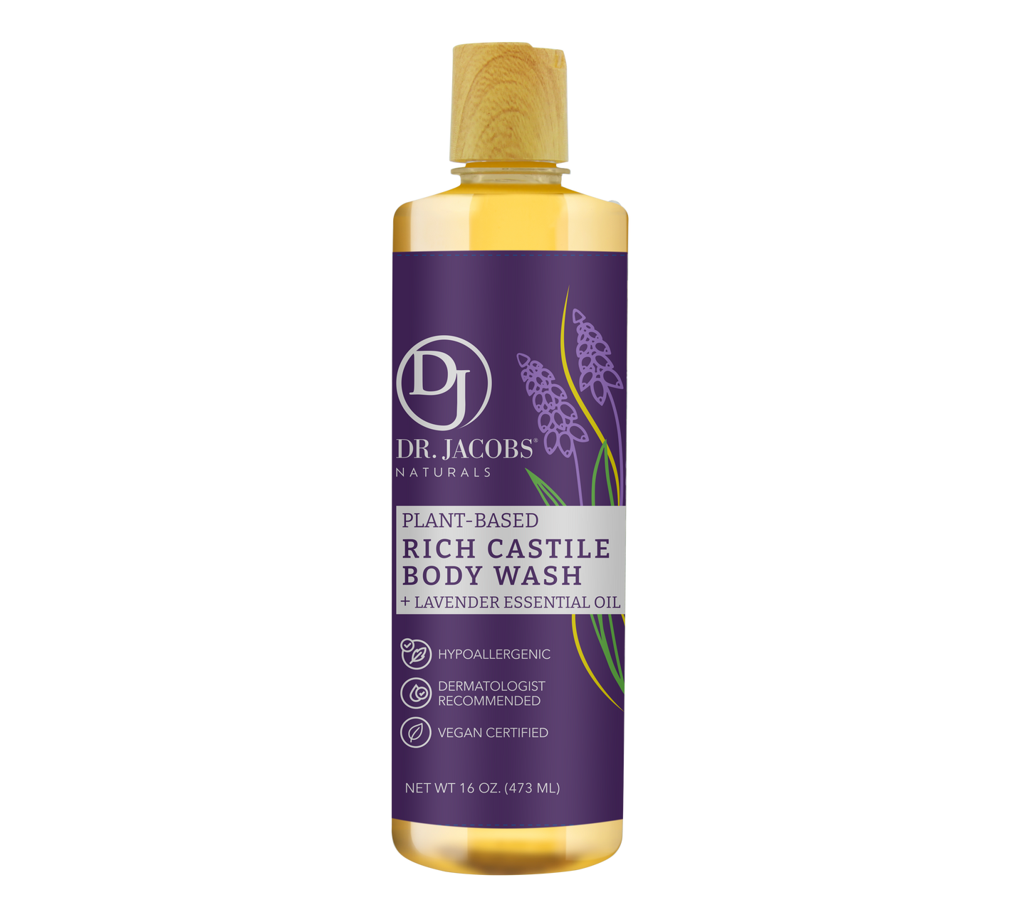 Gel de baño de Castilla y lavanda (All American)