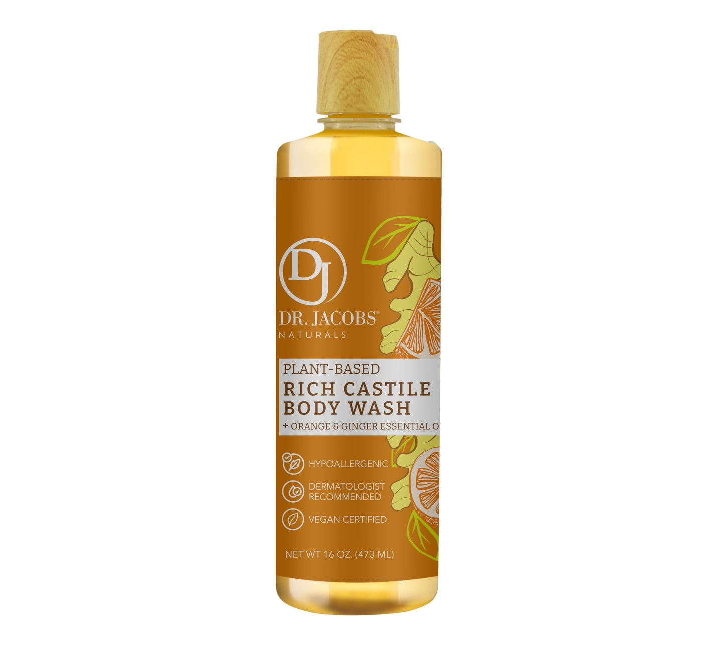 Gel de baño de Castilla con naranja y jengibre (All American)