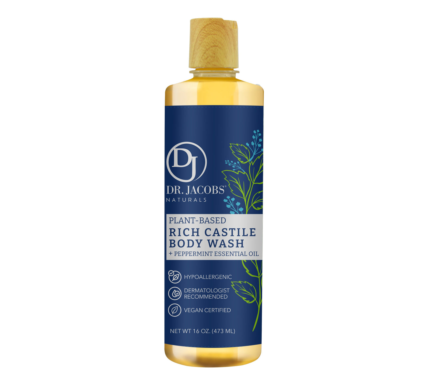 Gel de baño de Castilla con menta (All American)