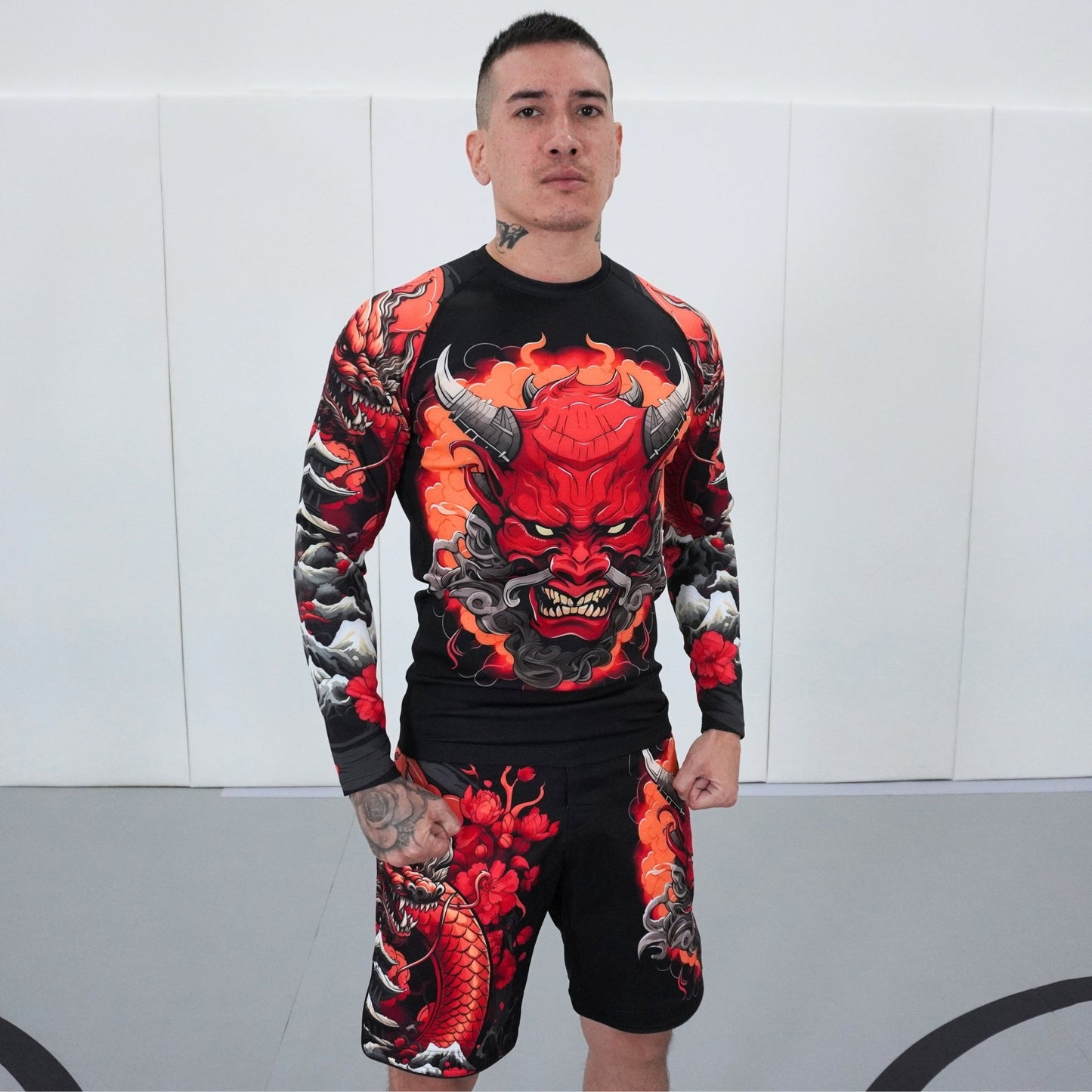 PANTALONES CORTOS DE LUCHA DE DRAGON KAIDO