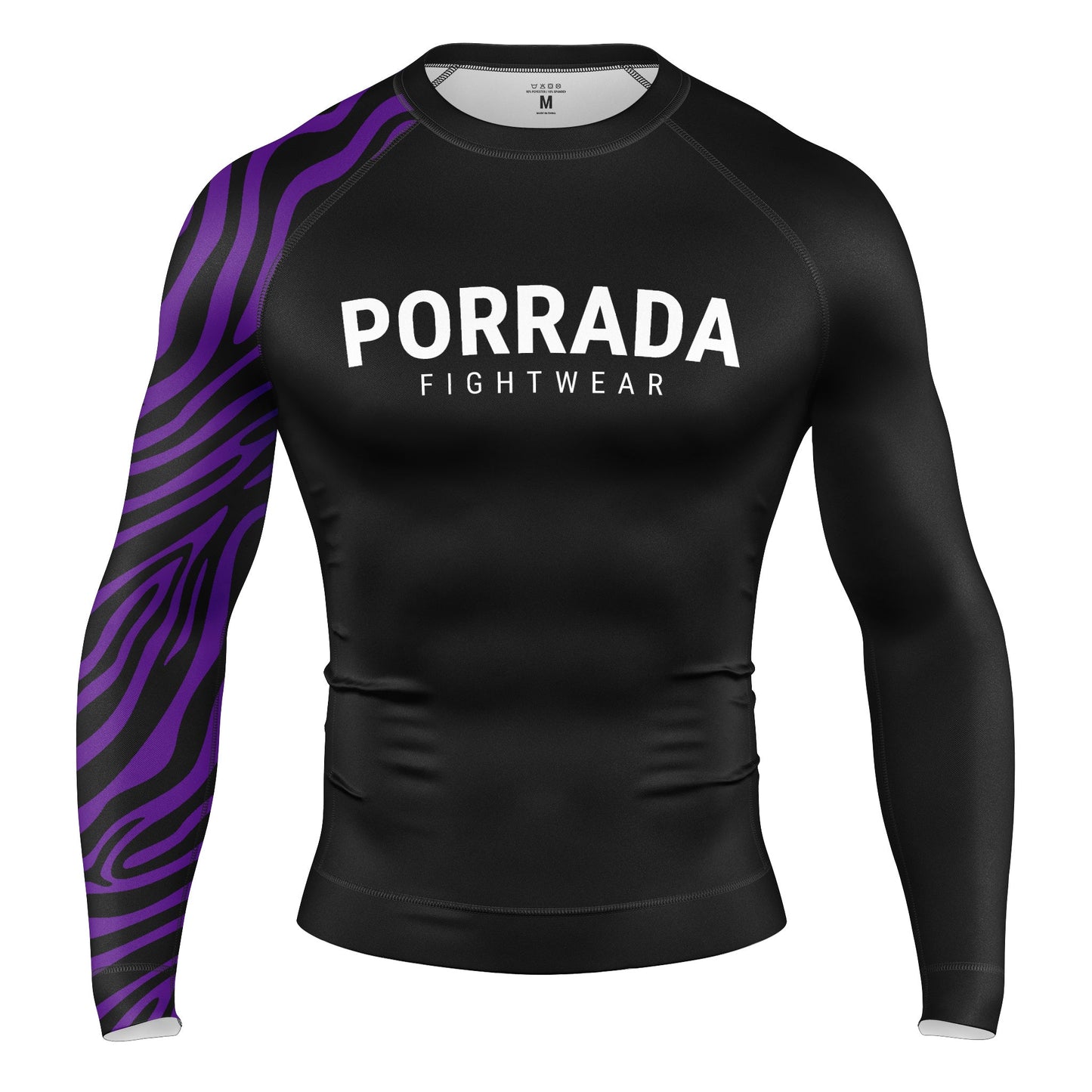 RASH GUARD CON CLASIFICACIÓN PÚRPURA DE LA IBJJF