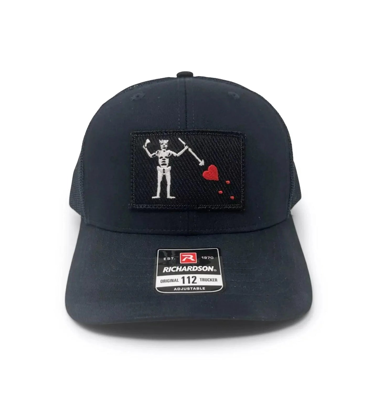 Blackbeards Flag Hat | Richardson 112 | Navy Blue