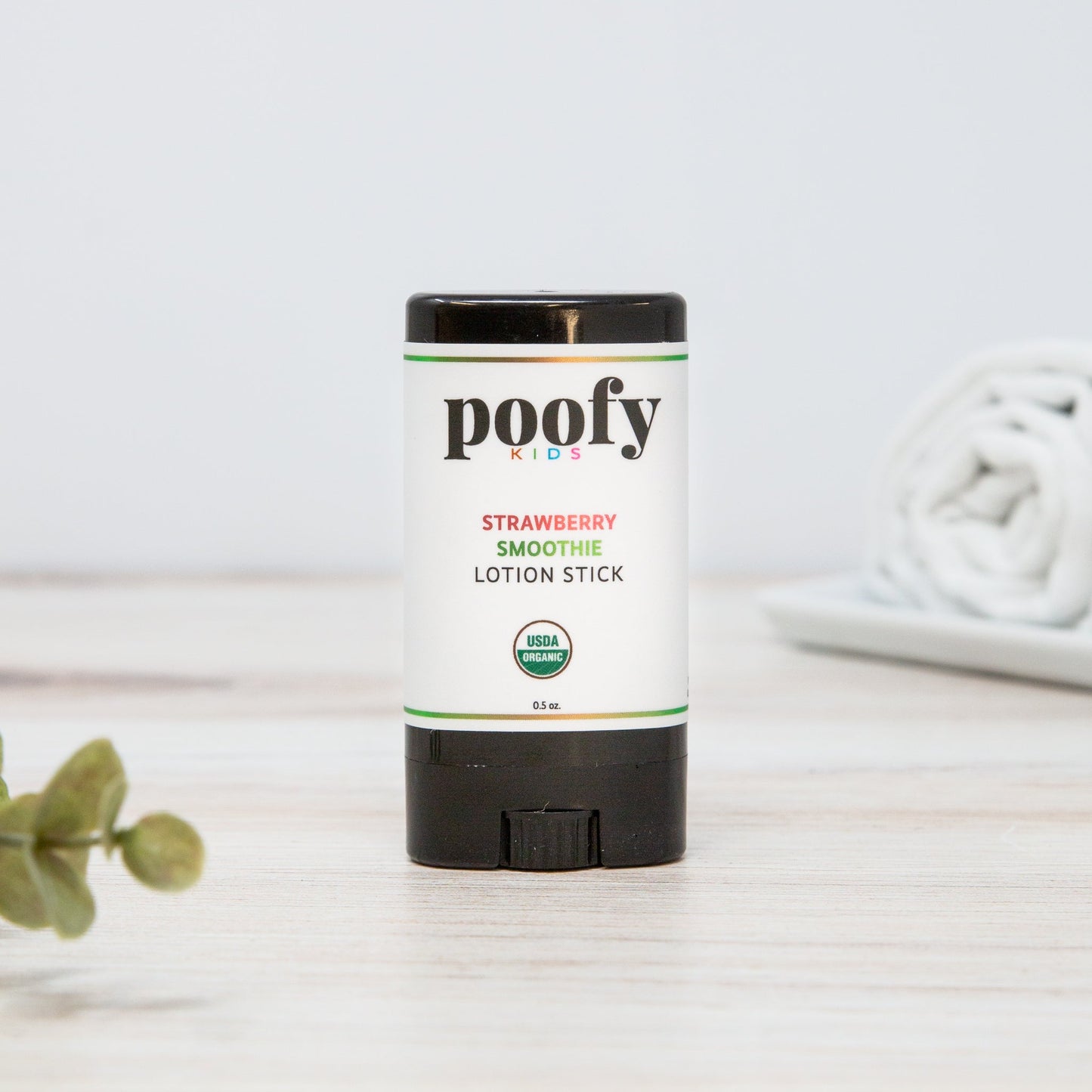 Loción en barra de batido de fresa orgánica