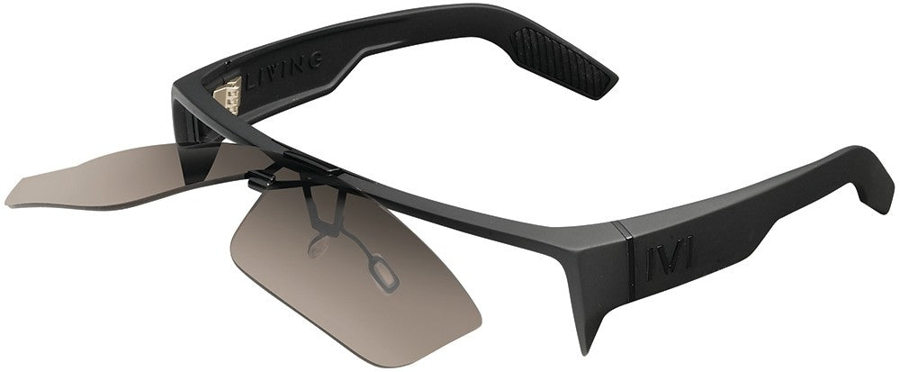 Living - Lente negro mate/gris