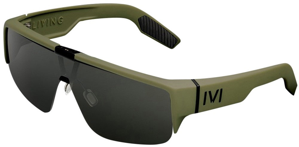 Living - Lente verde oliva mate/gris verdoso