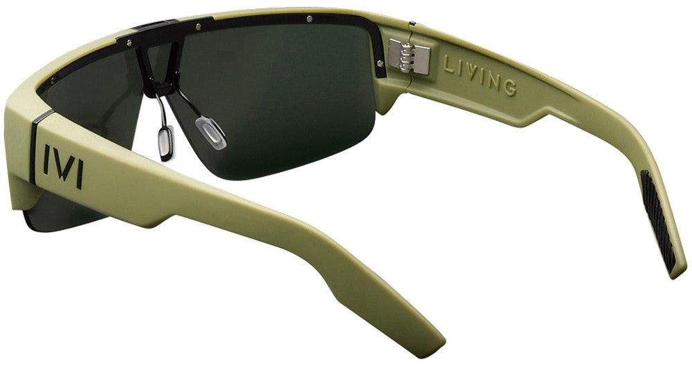Living - Lente verde oliva mate/gris verdoso