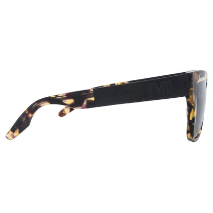 Dusky: Tortuga vintage pulida - Lente negra cepillada/gris