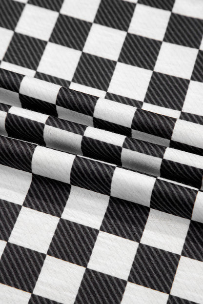 Checker T-Shirt and Skort Set