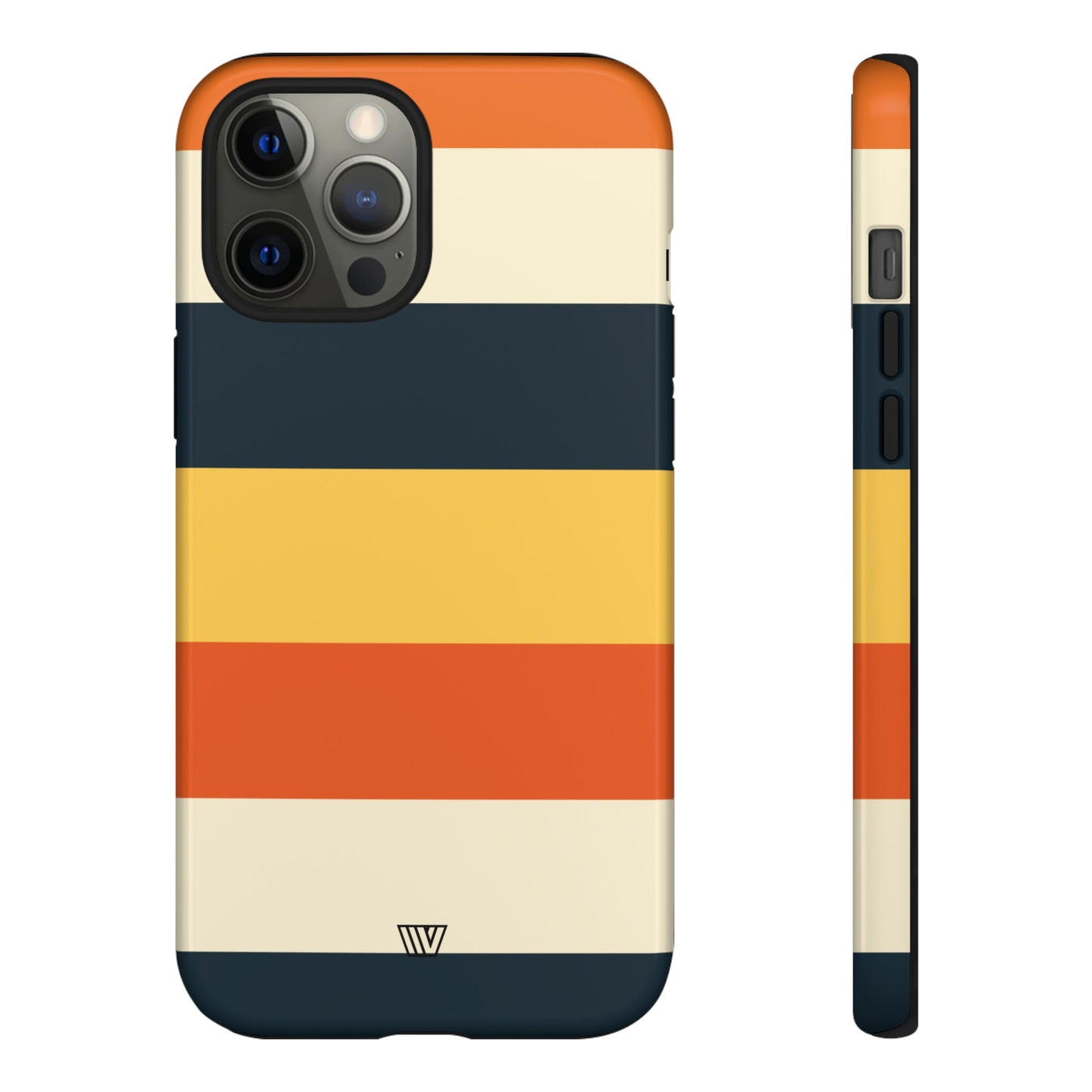 Rayas de atardecer en la playa | Funda resistente para teléfono