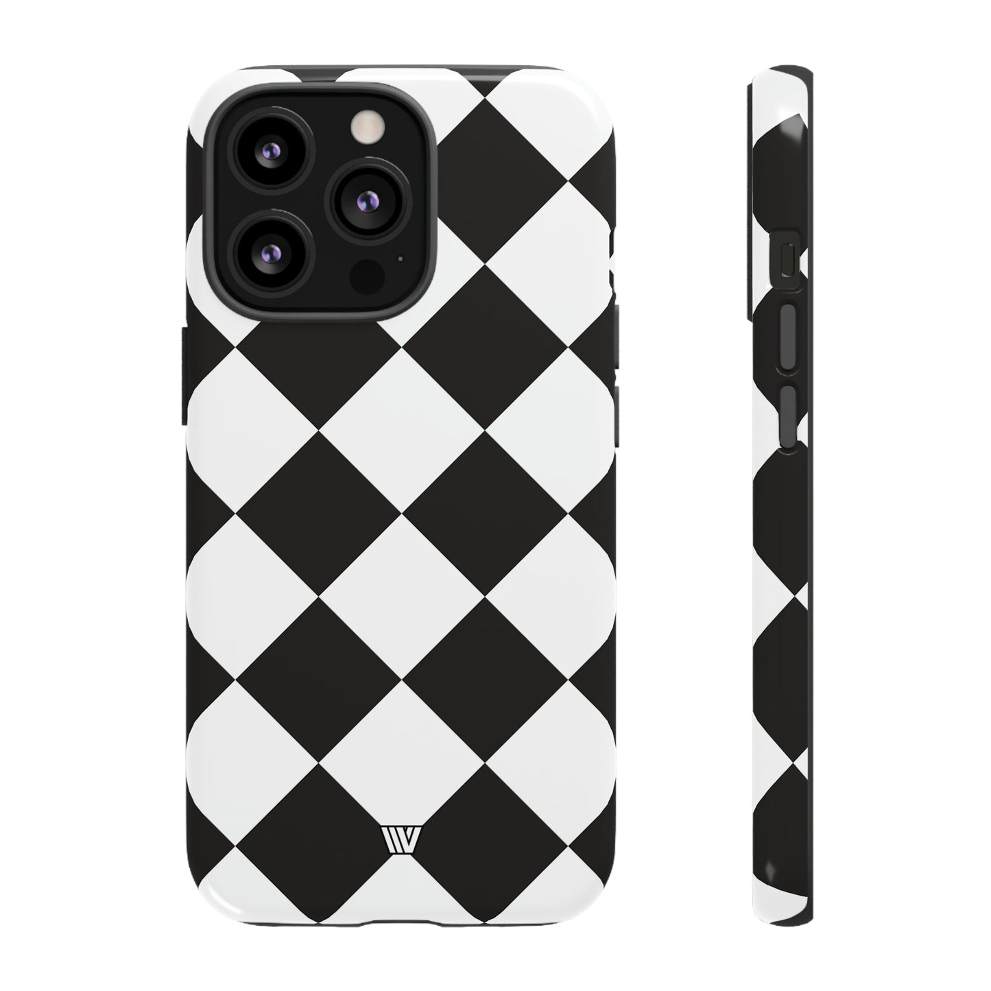 DIAMANTE BLANCO Y NEGRO | Funda resistente para teléfono