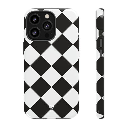 DIAMANTE BLANCO Y NEGRO | Funda resistente para teléfono