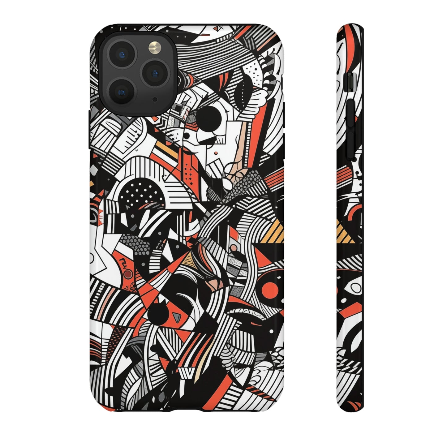 DOODLE ABSTRACTO #3 | Funda resistente para teléfono