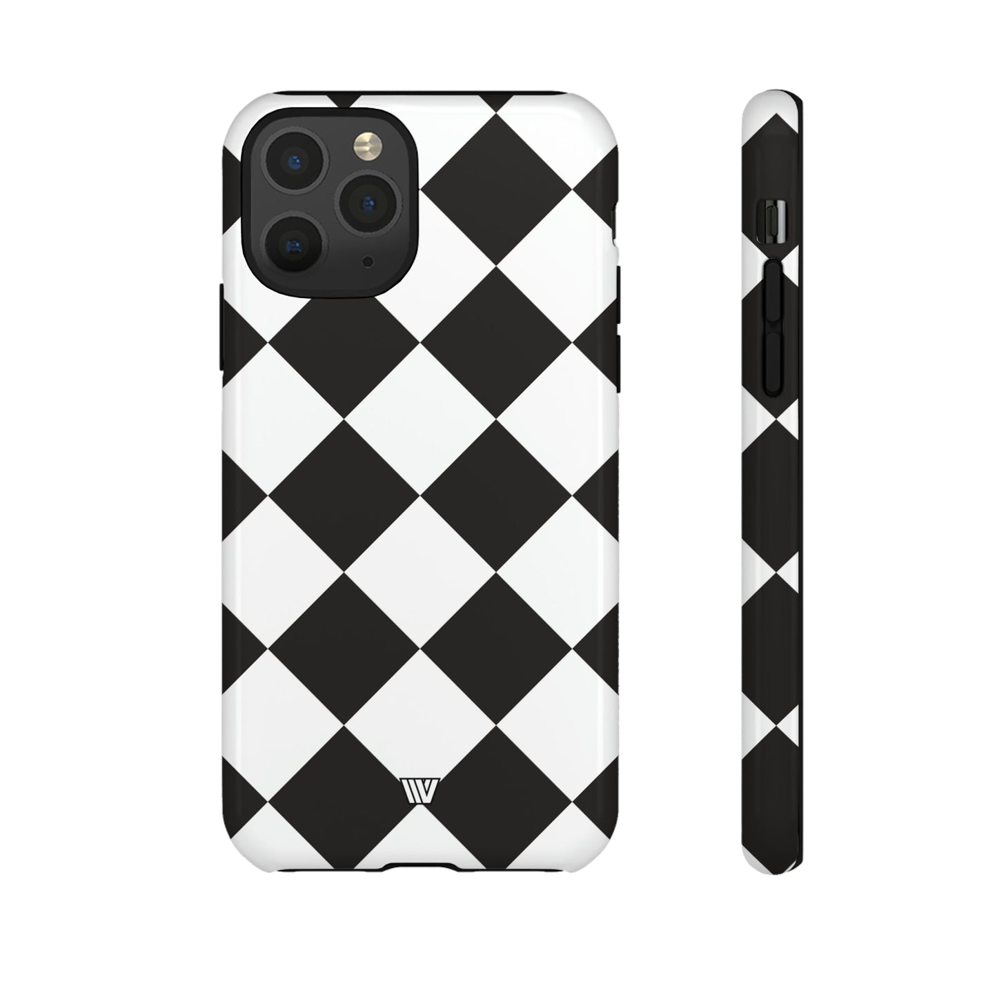 DIAMANTE BLANCO Y NEGRO | Funda resistente para teléfono