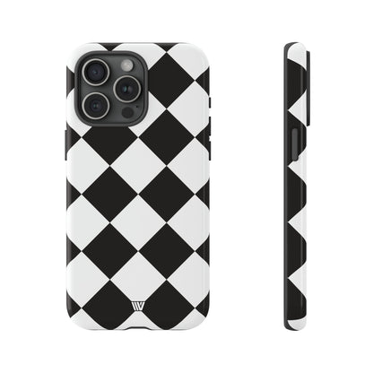 DIAMANTE BLANCO Y NEGRO | Funda resistente para teléfono