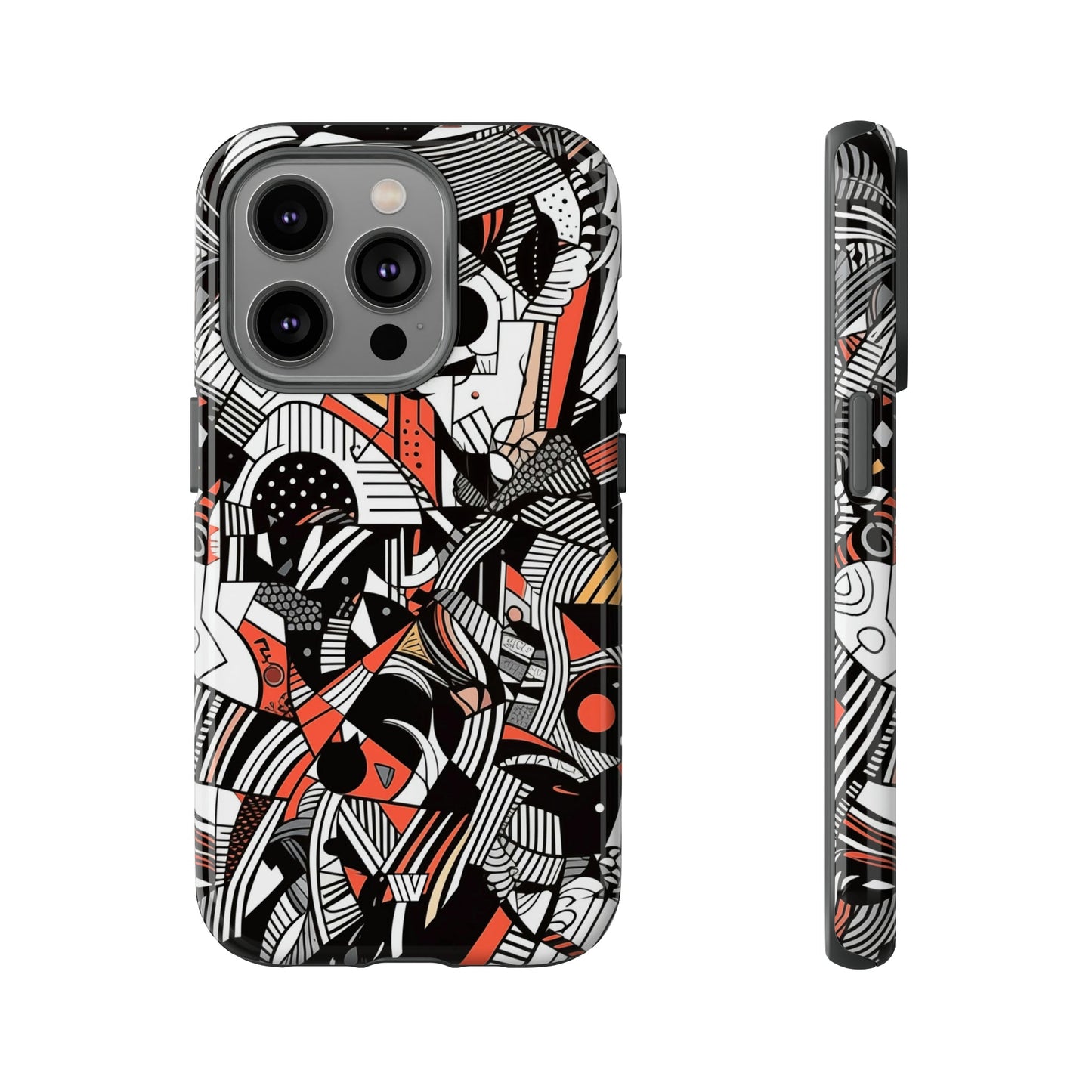 DOODLE ABSTRACTO #3 | Funda resistente para teléfono