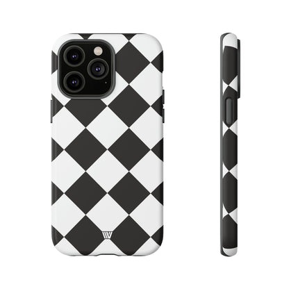 DIAMANTE BLANCO Y NEGRO | Funda resistente para teléfono