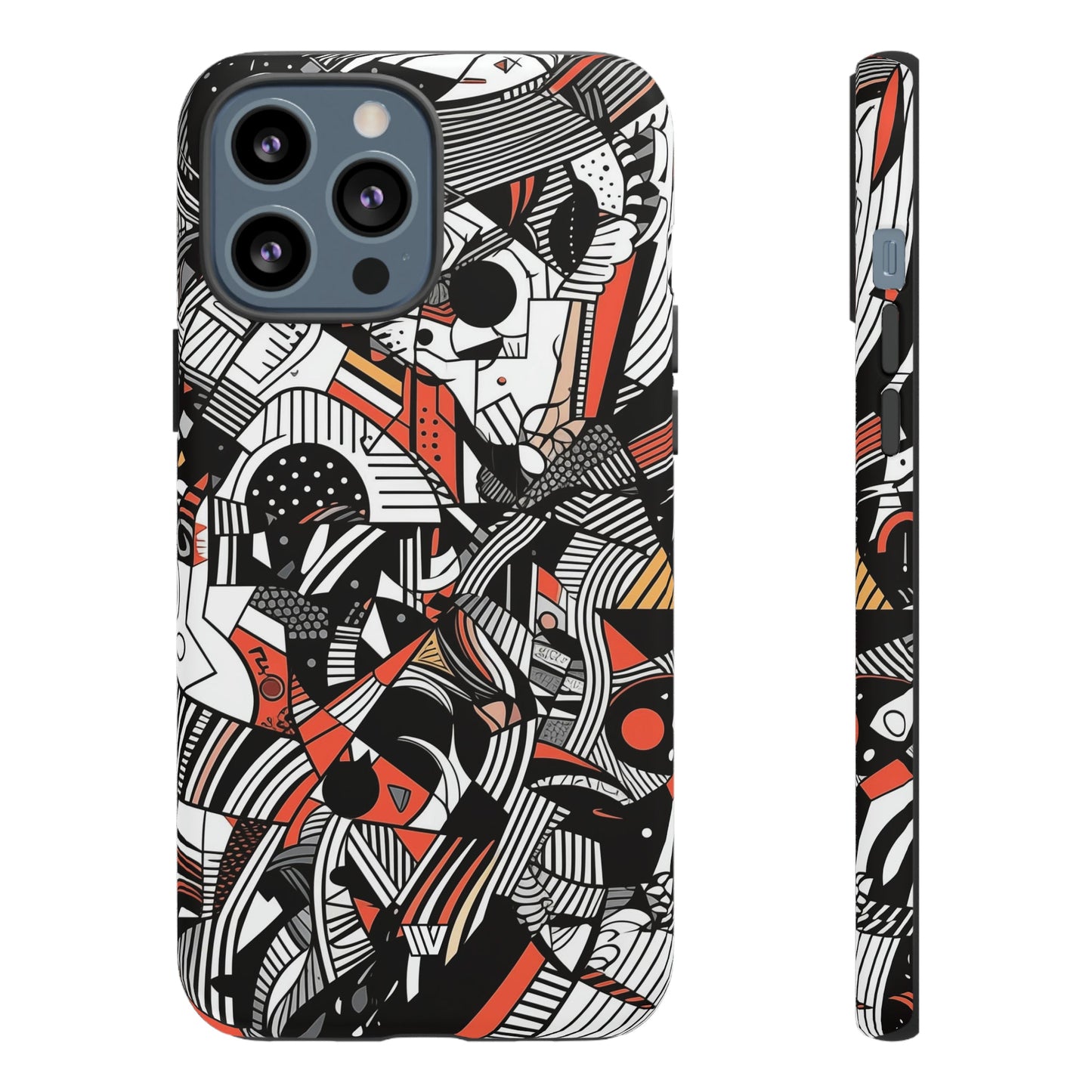 DOODLE ABSTRACTO #3 | Funda resistente para teléfono