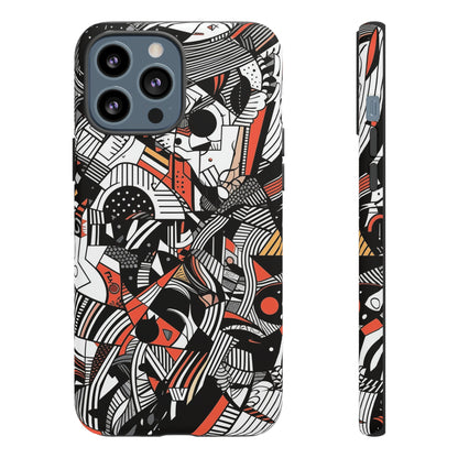 DOODLE ABSTRACTO #3 | Funda resistente para teléfono