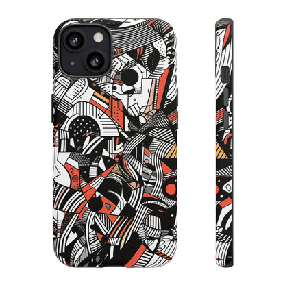 DOODLE ABSTRACTO #3 | Funda resistente para teléfono